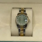 RLX Datejust m278243-0015/0016 31mm Olive Green Dial Yellow Rolesor Oyster Watch - Image 2
