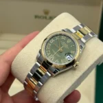 RLX Datejust m278243-0015/0016 31mm Olive Green Dial Yellow Rolesor Oyster Watch - Image 6