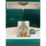 RLX Datejust 36mm 126203 Golden Dial Domed Bezel Oyster Bracelet - Image 9