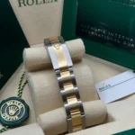 RLX Datejust m278273-0031/0032 31mm Olive Green Floral Motif Dial Stainless Steel and Yellow Gold Oyster Watch - Image 7