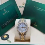 RLX Datejust 36mm 126283 White Mother-of-Pearl Dial Jubilee Bracelet Watch - Image 10