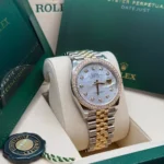RLX Datejust 36mm 126283 White Mother-of-Pearl Dial Jubilee Bracelet Watch - Image 11