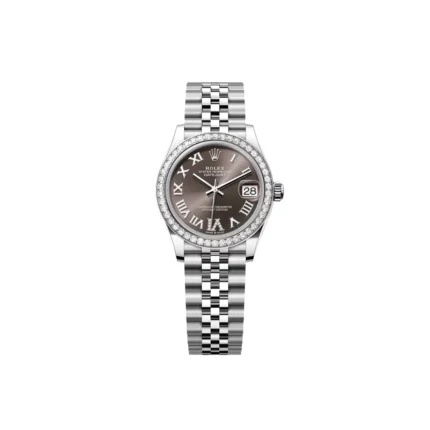 RLX Datejust m278384RBR-0031/0032 Dark Grey 31mm Dial Oyster Watch