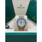 RLX Datejust 36mm 126233 White Index Dial Two-Tone Jubilee Bracelet Watch - Image 3