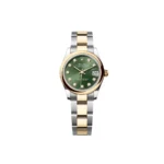 RLX Datejust m278243-0029/0030 31mm Olive Green Dial Yellow Rolesor Oyster Watch - Image 2