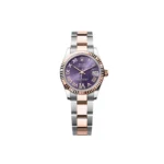 RLX Datejust m278271-0019/0020 Aubergine 31mm Dial Oyster Bracelet Watch