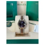 RLX Datejust m278271-0019/0020 Aubergine 31mm Dial Oyster Bracelet Watch - Image 10