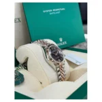 RLX Datejust m278271-0019/0020 Aubergine 31mm Dial Oyster Bracelet Watch - Image 11