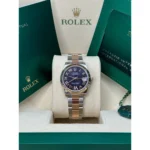 RLX Datejust m278271-0019/0020 Aubergine 31mm Dial Oyster Bracelet Watch - Image 3