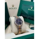 RLX Datejust m278271-0019/0020 Aubergine 31mm Dial Oyster Bracelet Watch - Image 4