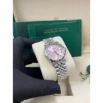 RLX Datejust m278274-0031/0032 Pink 31mm Dial Oyster Watch - Image 10