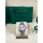 RLX Datejust m278274-0031/0032 Pink 31mm Dial Oyster Watch - Image 3