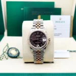 RLX Datejust m278341-0003/0004 Chocolate Dial 31mm Oyster Bracelet - Image 8