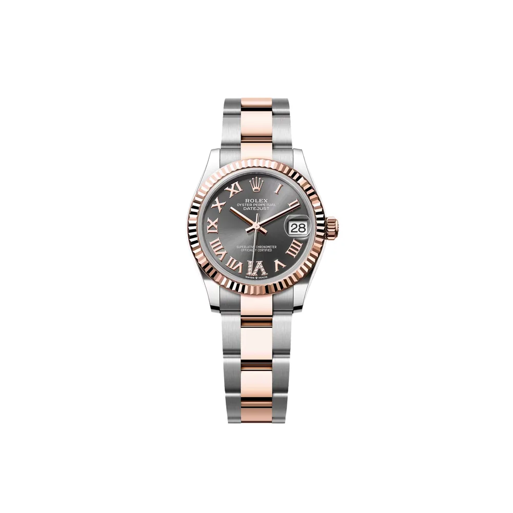 P0571-1 RLX Datejust m278271-0029/0030 Slate 31mm Dial Oyster Bracelet Watch - Image 1
