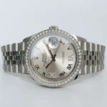 RLX Datejust 36mm 126284 Silver Dial Jubilee Bracelet - Image 2