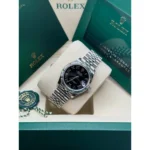 RLX Datejust m278274-0001/0002 Bright Black Dial 31mm Oyster Bracelet - Image 7