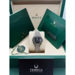 RLX Datejust m278274-0001/0002 Bright Black Dial 31mm Oyster Bracelet - Image 9