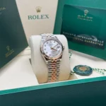 RLX Datejust m278271-0015/0016 Silver 31mm Dial Oyster Bracelet Watch - Image 9