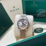 RLX Datejust m278271-0015/0016 Silver 31mm Dial Oyster Bracelet Watch - Image 13