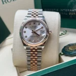 RLX Datejust m278271-0015/0016 Silver 31mm Dial Oyster Bracelet Watch - Image 14
