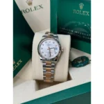 RLX Datejust m278271-0015/0016 Silver 31mm Dial Oyster Bracelet Watch - Image 5