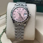 RLX Datejust m278344-0033/0034 Pink Dial 31mm Domed Diamond Oyster Watch - Image 17