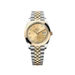 RLX Datejust 41mm 126303 Champagne Diamond Jubilee Steel and Yellow Gold Mens Watch