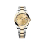 RLX Datejust 41mm 126303 Champagne Diamond Jubilee Steel and Yellow Gold Mens Watch - Image 2