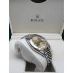 RLX Datejust 41mm 126303 Champagne Diamond Jubilee Steel and Yellow Gold Mens Watch - Image 4