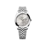RLX Datejust 41mm 126300 Silver Index Jubilee Stainless Steel Watch