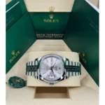 RLX Datejust 41mm 126300 Silver Index Jubilee Stainless Steel Watch - Image 4