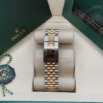 RLX Datejust 41mm 126333 Silver Index Oyster Steel and Yellow Gold Mens Watch - Image 10