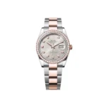 RLX Datejust 36mm 126281 Silver Palm Index Dial Jubilee Bracelet