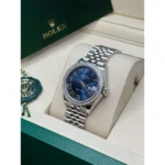 RLX Datejust m278384RBR-0037/0038 Bright Blue 31mm Dial Oyster Watch - Image 5