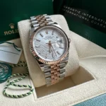 RLX Datejust 36mm 126231 Silver Fluted Motif Dial Jubilee Bracelet - Image 3