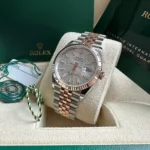 RLX Datejust 36mm 126231 Silver Fluted Motif Dial Jubilee Bracelet - Image 4
