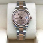 RLX Datejust m278241-0009/0010 Rose 31mm Dial Oyster Bracelet Watch - Image 3