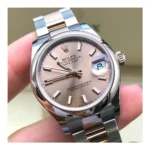 RLX Datejust m278241-0009/0010 Rose 31mm Dial Oyster Bracelet Watch - Image 9