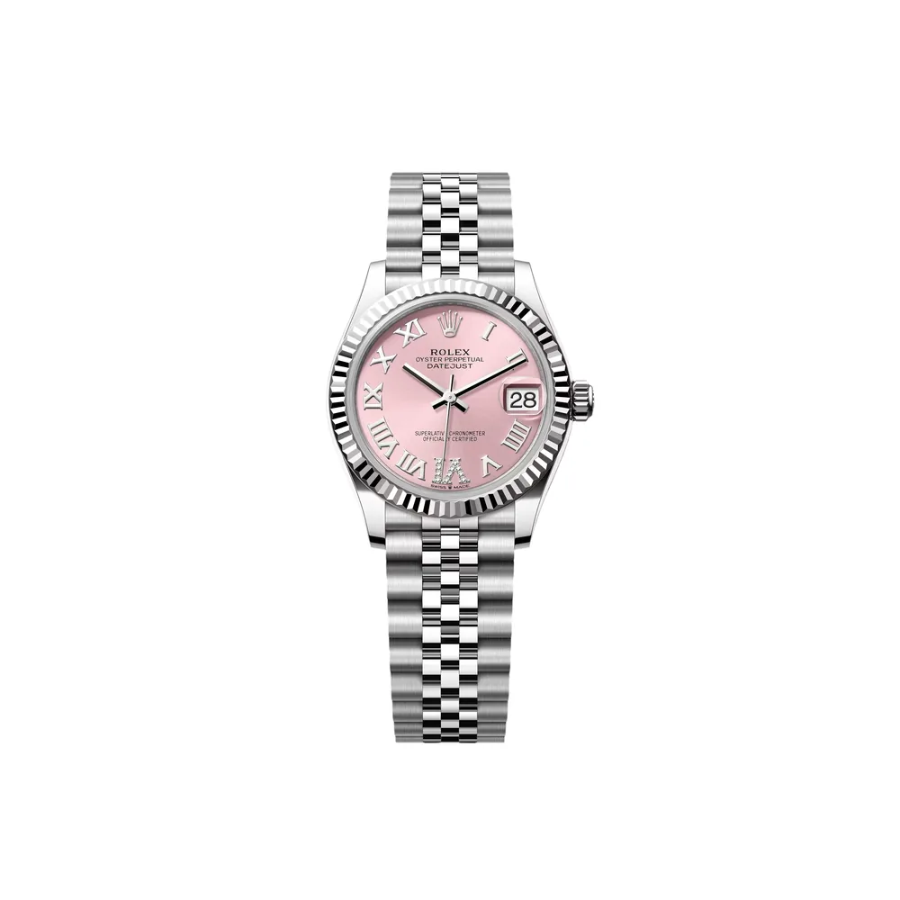 P0589-1 RLX Datejust m278274-0023/0024 Pink 31mm Dial Oyster Watch - Image 1
