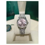 RLX Datejust m278274-0023/0024 Pink 31mm Dial Oyster Watch - Image 3