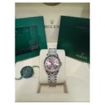 RLX Datejust m278274-0023/0024 Pink 31mm Dial Oyster Watch - Image 9