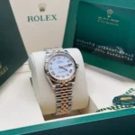RLX Datejust m278271-0001/0002 White 31mm Dial Oyster Bracelet Watch - Image 12
