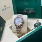RLX Datejust m278271-0001/0002 White 31mm Dial Oyster Bracelet Watch - Image 16