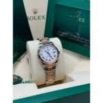 RLX Datejust m278271-0001/0002 White 31mm Dial Oyster Bracelet Watch - Image 4