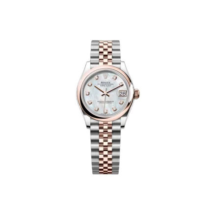 RLX Datejust m278241-0025/0026 White Mother-of-Pearl 31mm Dial Oyster Bracelet Watch