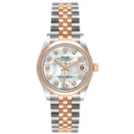 RLX Datejust m278241-0025/0026 White Mother-of-Pearl 31mm Dial Oyster Bracelet Watch - Image 3