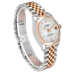 RLX Datejust m278241-0025/0026 White Mother-of-Pearl 31mm Dial Oyster Bracelet Watch - Image 4