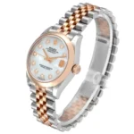 RLX Datejust m278241-0025/0026 White Mother-of-Pearl 31mm Dial Oyster Bracelet Watch - Image 5