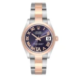 RLX Datejust m278241-0019/0020 Aubergine 31mm Dial Oyster Bracelet Watch - Image 3