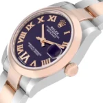 RLX Datejust m278241-0019/0020 Aubergine 31mm Dial Oyster Bracelet Watch - Image 6